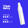 Disposable - WAKA MINI - 2ml - 18mg/ml / 700 boccate / Triple Berry